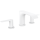 Змішувач Hansgrohe Vivenis 90 для умивальника на 3 отвори з донним клапаном pop-up. Matt White (75033700)