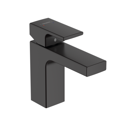 Змішувач Hansgrohe Vernis Shape 100 для умивальника з донним клапаном pop-up Matt Black (71561670)