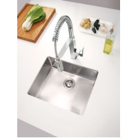 Змішувач на кухню однозахватний із гнучким шлангом GROHE EUROCUBE хром латунь 31395DC0