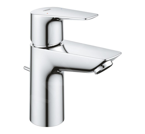 Змішувач для умивальника одноважільний GROHE QuickFix StartEdge хром латунь з донним клапаном 24196001