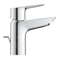 Змішувач для умивальника одноважільний GROHE QuickFix StartEdge хром латунь з донним клапаном 24196001
