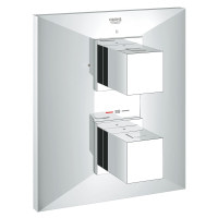 Зовнішня частина змішувача без прихованої частини GROHE ALLURE BRILLIANT хром латунь 197x173мм 19791000