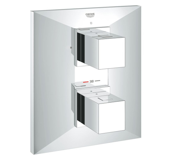 Наружная часть смесителя без скрытой части GROHE ALLURE BRILLIANT хром латунь 197x173мм 19791000