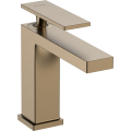 Смеситель hansgrohe Tecturis E для раковины со сливным гарнитуром, бронза 73010140