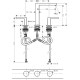 Змішувач hansgrohe Tecturis E для раковини зі зливним гарнітуром, хром 73030000