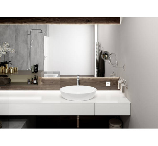 Смеситель hansgrohe Vernis Blend для раковины со сливным набором, хром 71581000