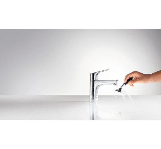 Змішувач для умивальника однозахватний HANSGROHE FOCUS хром латунь з донним клапаном 31621000