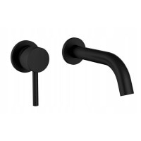 змішувач для умивальника прихованого монтажу Rea Lungo чорний (BAT-B0969)