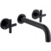 смеситель для умывальника скрытого монтажа Rea Exit черный (REA-B8000)