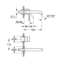 Смеситель для раковины Grohe Essence New (19408001)