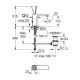 Смеситель для умывальника Grohe Eurocube Joy (23657000)