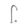 Смеситель Axor One Select 260 для умывальника на 2 отверстия с донным клапаном push-open. Chrome (48060000)