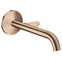 Змішувач Axor One Select 220 для умивальника зі стіни Polished Red Gold (48112300)