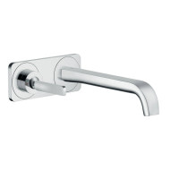 Змішувач Axor Citterio E 221 для раковини зі стіни на пластині хромований 36114000