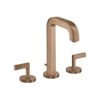 Змішувач Axor Citterio 170/140 для раковини на 3 отвори Brushed Red Gold 39135310