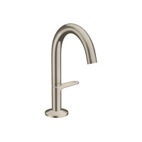 Змішувач Axor One Select 140 для умивальника з донним клапаном push-open Brushed Nickel (48010820)