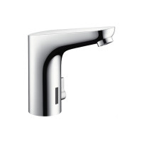 Смеситель Hansgrohe Focus сенсорный для умывальника на батарейки, с регулировкой t* (31171000)