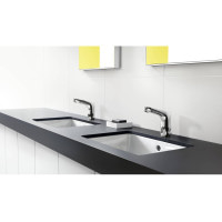Смеситель Hansgrohe Focus сенсорный для умывальника на батарейки, с регулировкой t* (31171000)