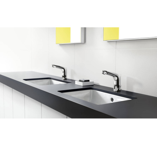 Змішувач Hansgrohe Focus сенсорний для умивальника на батарейки, з регулюванням t* (31171000)