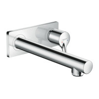 Смеситель Hansgrohe Talis S для раковины монтаж со стены 225 мм Chrome (72111000)