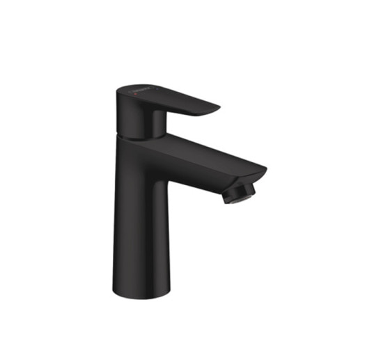 Смеситель Hansgrohe Talis E 110 для умывальника с донным клапаном pop-up Matt Black (71710670)