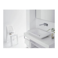 Смеситель Hansgrohe PuraVida для раковины со стены скрытого монтажа 225 мм White/Chrome (15085400)