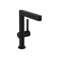 Змішувач Hansgrohe Finoris 230 для умивальниказ поворотним носиком і донним клапаном push-open. Matt Black (76060670)