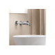 Змішувач Duravit WHITE TULIP для умивальника зі стіни (WT1070004010) Chrome