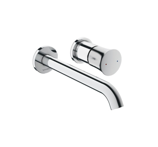 Змішувач Duravit WHITE TULIP для умивальника зі стіни (WT1070004010) Chrome