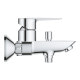 Змішувач для ванної одноважільний із коротким виливом GROHE QuickFix StartEdge хром латунь 24198001