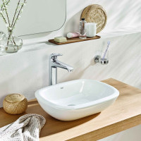 Кран для раковины чаши высокий GROHE EUROSTYLE NEW хром латунь с донным клапаном 23570003