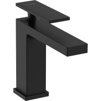 Змішувач hansgrohe Tecturis E CoolStart EcoSmart+ для раковини без зливного гарнітура, чорний матовий 73012670