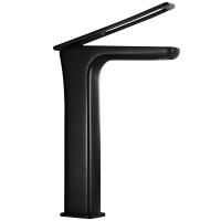 смеситель для умывальника Rea Soho черный, матовый, высокий (REA-B8601)