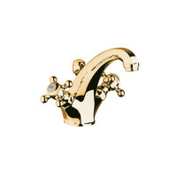 Смеситель для умывальника Kludi Adlon позолоченный 23 кар, с д / к (510104520)