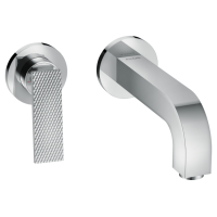 Смеситель Axor Citterio 220 Lever rhombic cut для раковины со стены Chrome 39181000
