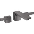 Смеситель Axor Edge 190 для раковины на 3 отверстия из стены из push-open Polished Black Chrome 46060330