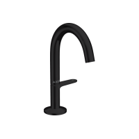 Смеситель Axor One Select 140 для умывальника с донным клапаном push-open. Matt Black (48010670)