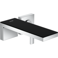 Змішувач Axor MyEdition 221 для раковини зі стіни Chrome/Black Glass 47060600
