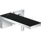 Змішувач Axor MyEdition 221 для раковини зі стіни Chrome/Black Glass 47060600
