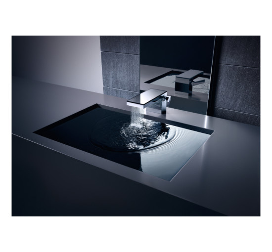Смеситель Axor MyEdition 70 для раковины без накладки Polished Black Chrome 47012330