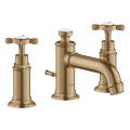 Змішувач Axor Montreux 30 для раковини на 3 отвори Cross 16536140 Brushed Bronze