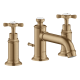 Змішувач Axor Montreux 30 для раковини на 3 отвори Cross 16536140 Brushed Bronze