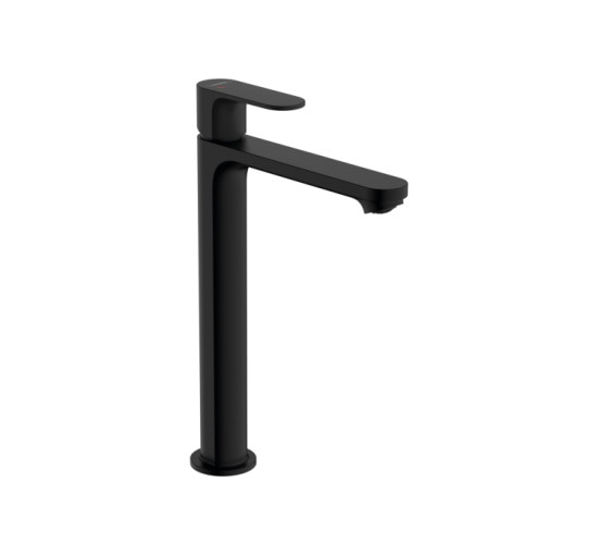 Змішувач Hansgrohe Rebris S 240 CoolStart EcoSmart+ для умивальника з д/к pop-up. Matt Black (72590670)