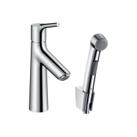 Смеситель Hansgrohe Talis S 100 для умывальника с гигиенической лейкой (72290000)