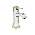 Смеситель Hansgrohe Metropol Classic 110 для умывальника Chrome/Gold Optic (31300090)