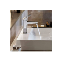 Змішувач Hansgrohe Metropol 110 для умивальника, ручка Loop (74507000) гарнітура push-open
