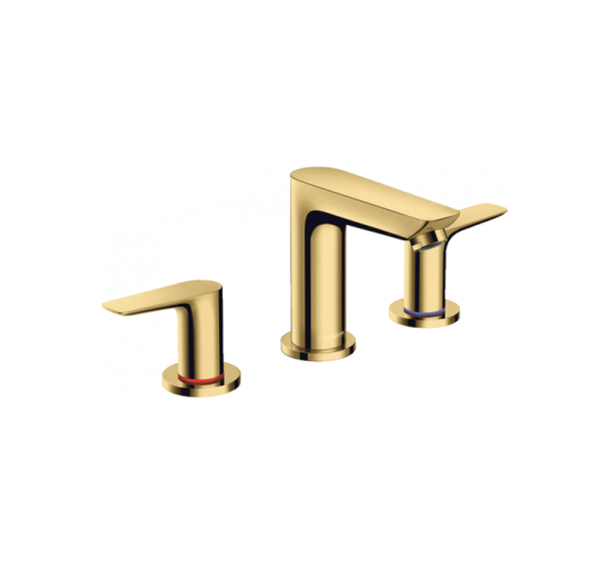 Смеситель Hansgrohe Talis E для умывальника на 3 отверстия Polished Gold Optic (71733990)