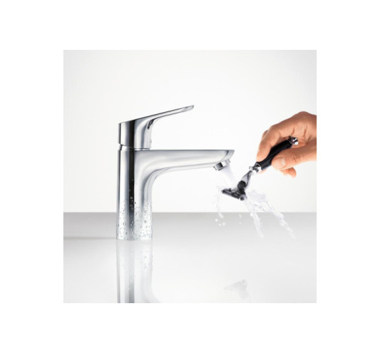 Змішувач Hansgrohe Focus E 100 для умивальника без донного клапана (31517000)