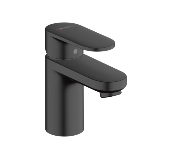Смеситель Hansgrohe Vernis Blend 70 для умывальника с донным клапаном pop-up Matt Black (71550670)