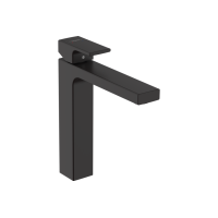 Смеситель Hansgrohe Vernis Shape 190 для умывальника с донным клапаном pop-up Matt Black (71562670)